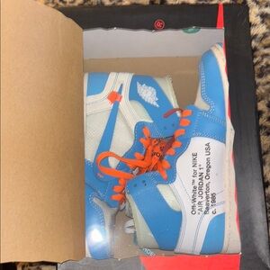 Off-White x Air Jordan 1 Retro High OG 'UNC' size 6 mens (7.5 women’s)